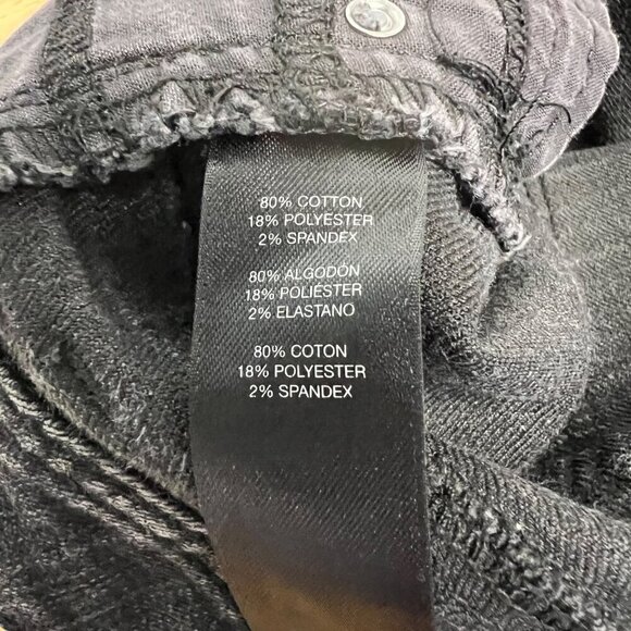 Chico’s So Slimming Straight Leg Jeans Faded Black Womens Size Medium Short - Picture 9 of 9